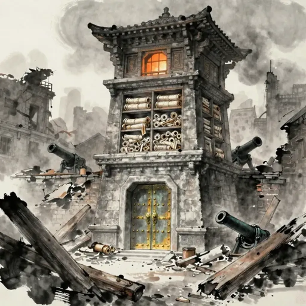 Yilin artwork for Hexagram 28