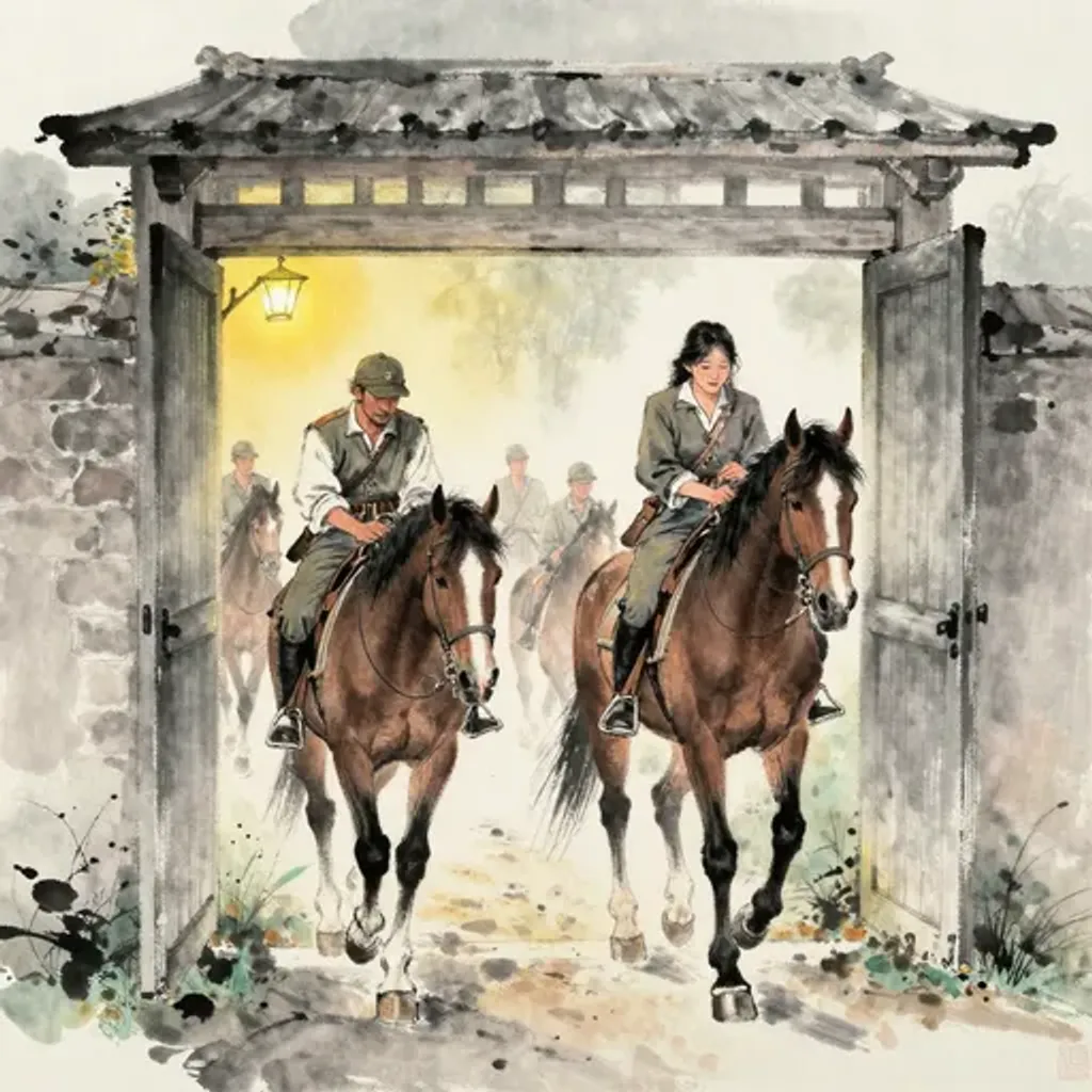 Yilin artwork for Hexagram 58