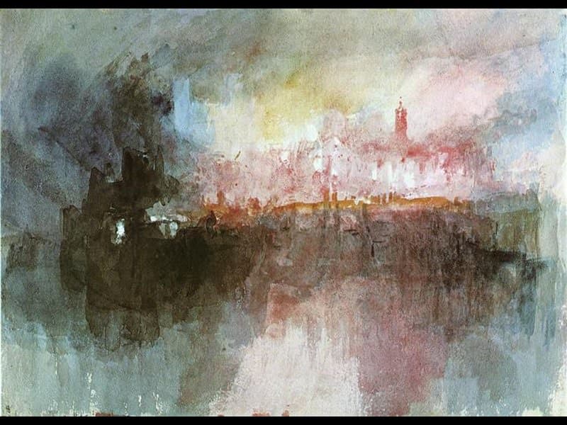 The Burning of the Houses of Parliament
