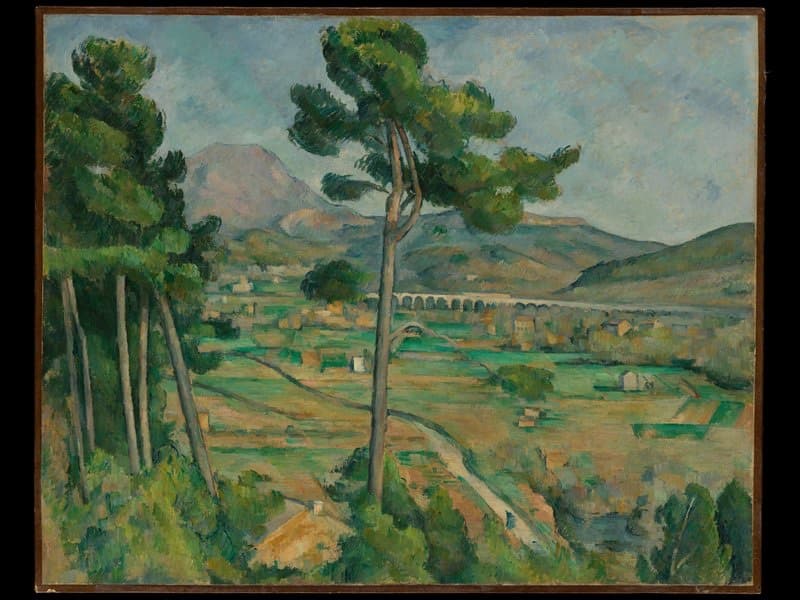 Mont Sainte-Victoire and the Viaduct of the Arc River Valley