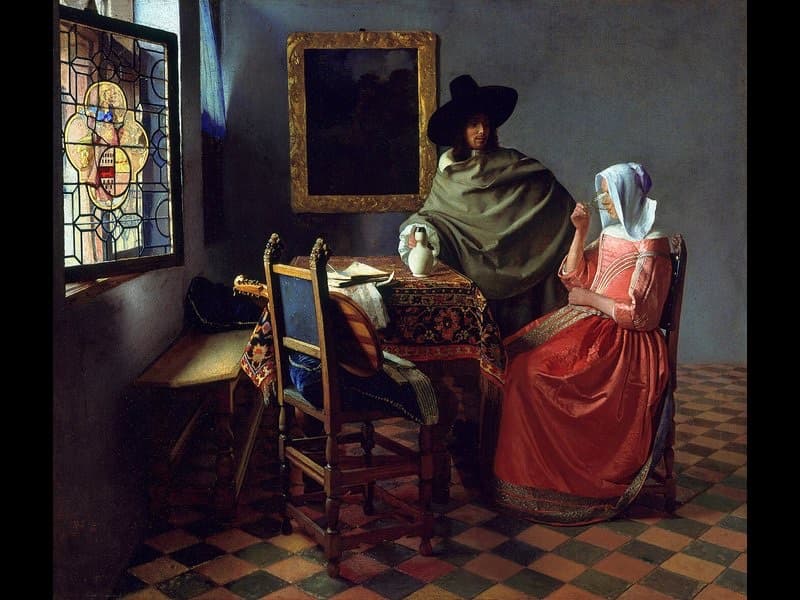 Girl with a Wine Glass