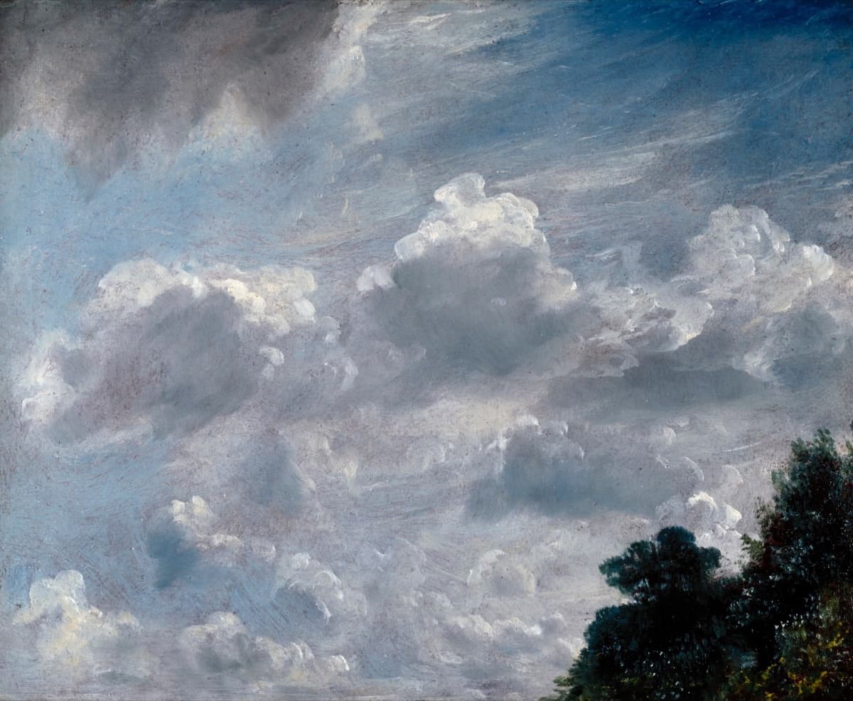 Cloud Study, Hampstead, Tree at Right