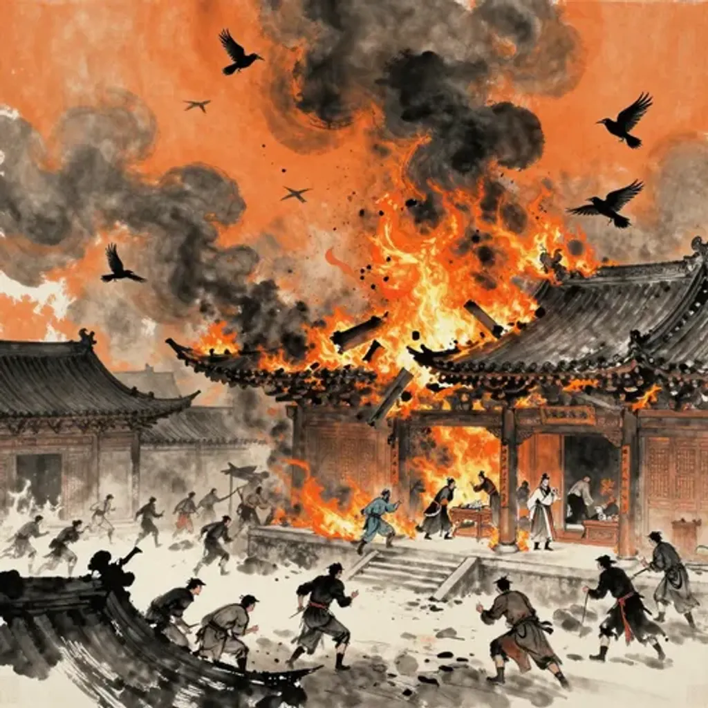 Yilin ink brush artwork: Inner Truth