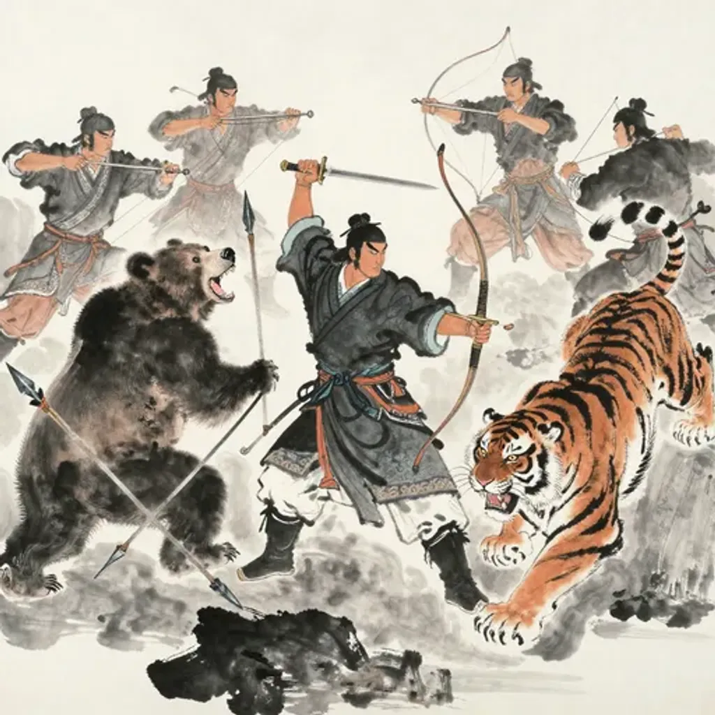 Yilin artwork for Hexagram 34