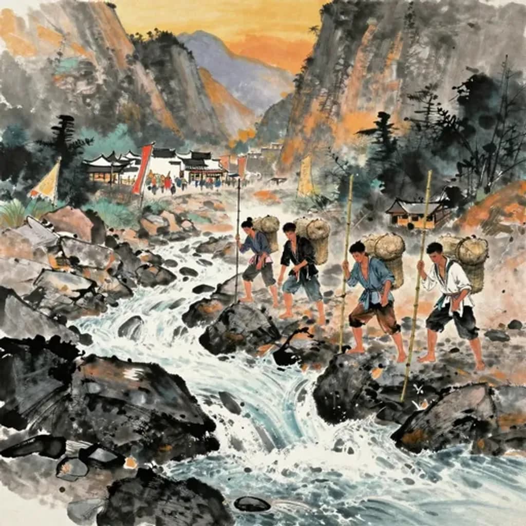 Yilin artwork for Hexagram 55